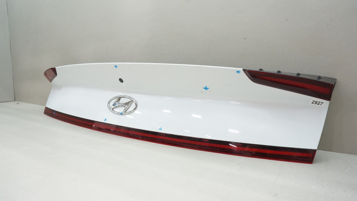 2020-2023 HYUNDAI SONATA REAR DECK LID FINISH PANEL W/CAMERA OEM 87371-L0000