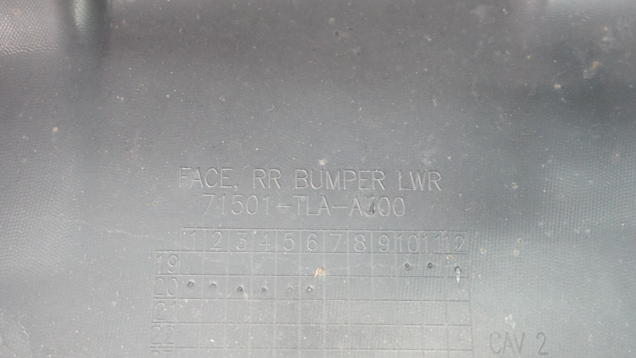 2020-2022 HONDA CRV CR-V REAR BUMPER COVER 71501-TLA-A700 OEM 20 21 22