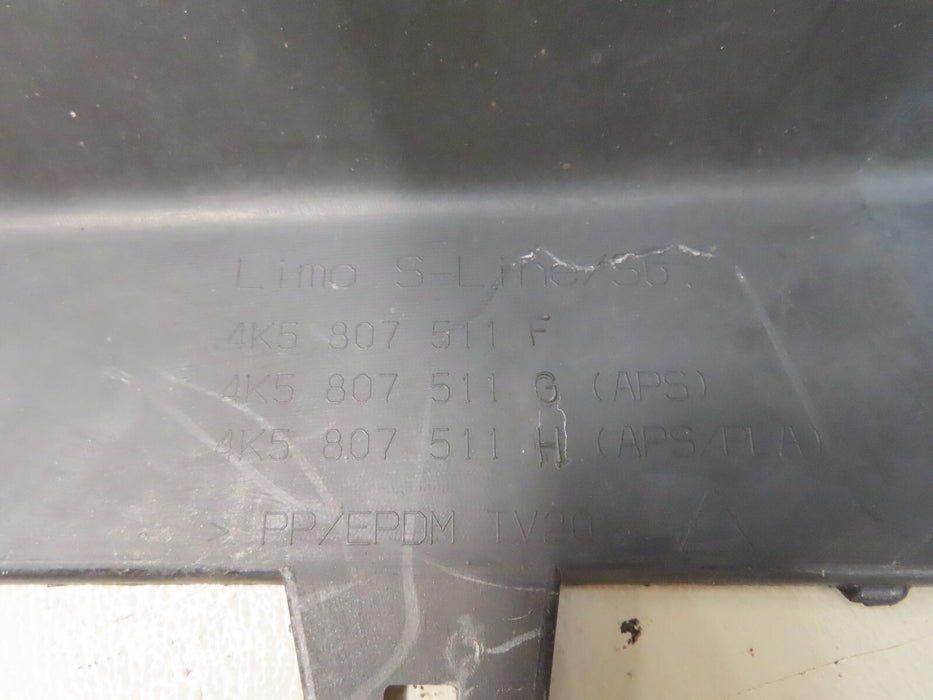 2019-2023 AUDI A6 S6 S-LINE REAR BUMPER COVER OEM  4K5807511