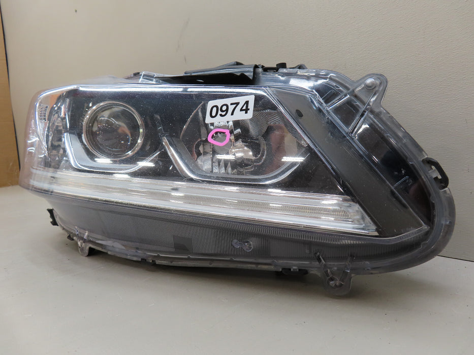 2016 2017 HONDA ACCORD SEDAN FRONT RIGHT PASSENGER SIDE HEADLIGHT HALOGEN OEM