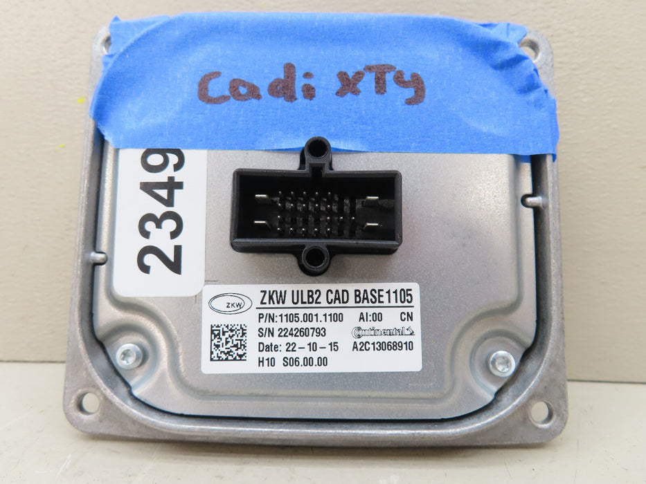 2019-2023 CADILLAC XT4 FRONT HEADLIGHT BALLAST MODULE LED OEM 11050011100