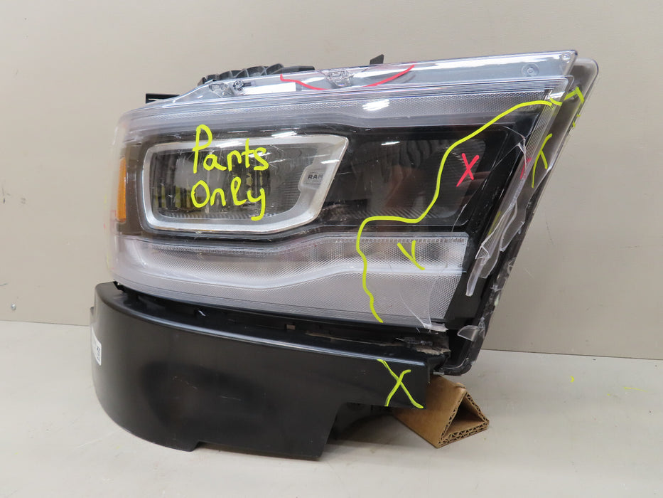 2019-2024 DODGE RAM 1500 FRONT RIGHT PASSENGER HEADLIGHT LED OEM PARTS ONLY