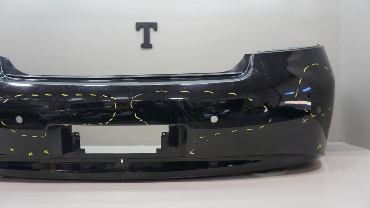 2010-2013 INFINITI G37 REAR BUMPER COVER PANEL W/ SENSOR HOLES OEM 850221NF0H
