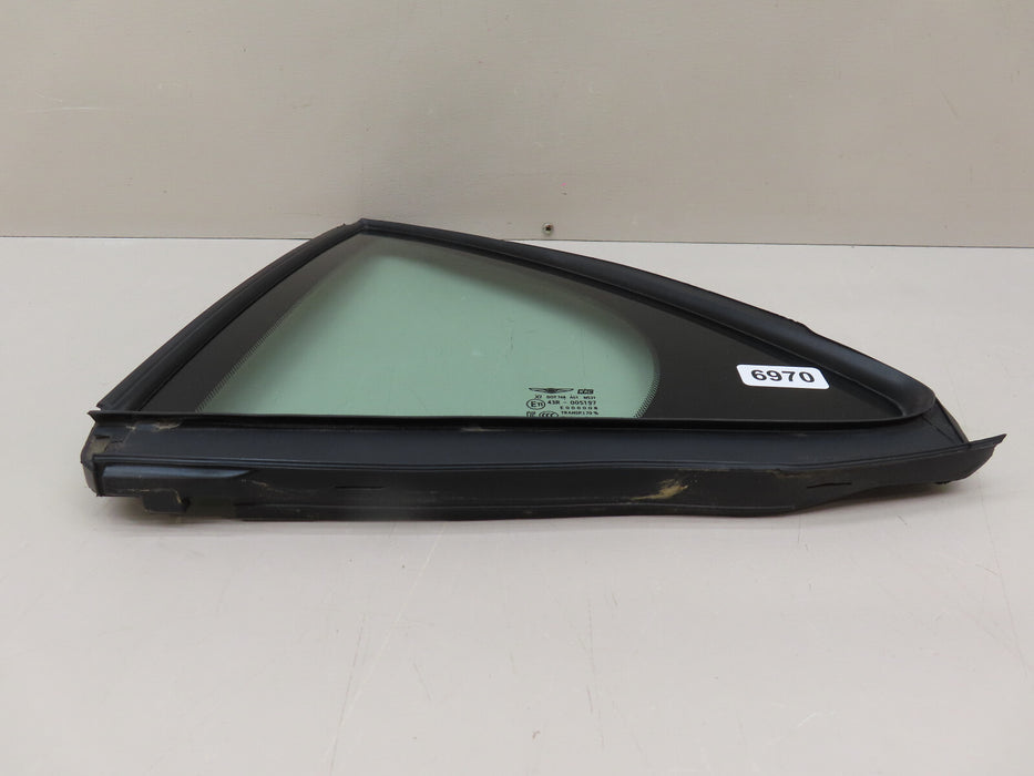 2017-2022 GENESIS G90 REAR LEFT DRIVER DOOR QUARTER GLASS OEM