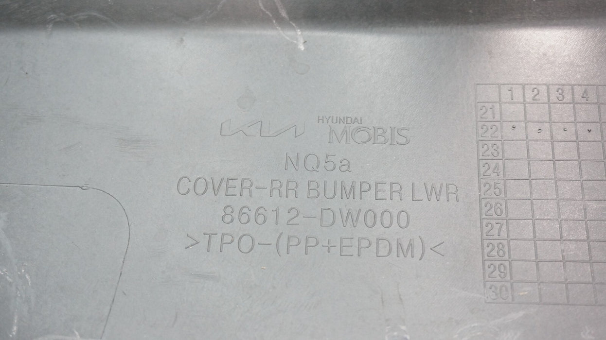 2023-2025 KIA SPORTAGE REAR BUMPER COVER PANEL OEM 86612-DW000
