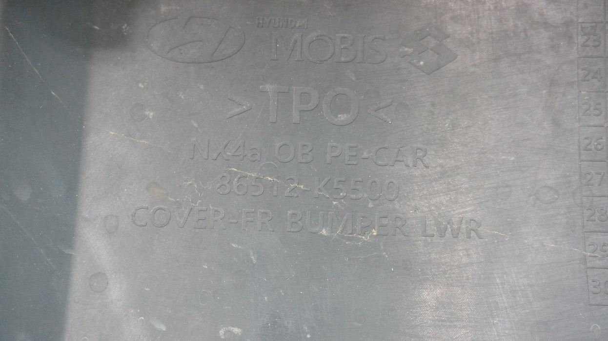 2025-2026 HYUNDAI SANTA CRUZ FRONT LOWER BUMPER COVER 86512-K5500 OEM