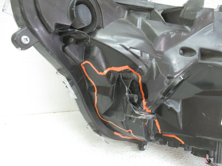 2019 2020 TOYOTA RAV4 PASSENGER RIGHT HEADLIGHT BLACK HOUSING LED HEAD LAMP OEM