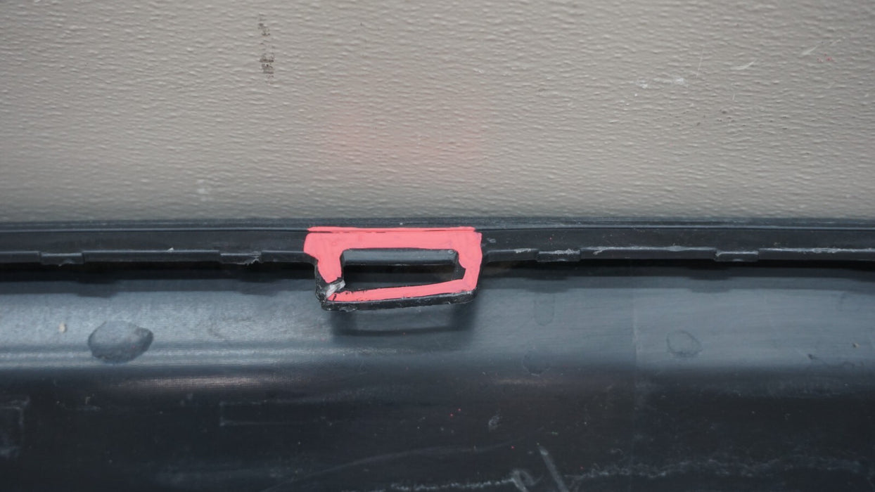 2012-2015 AUDI A6 REAR LOWER BUMPER VALANCE PANEL 4G0807521 OEM 12 13 14 15