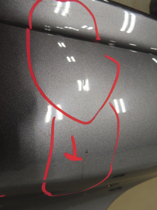2013-2016 AUDI A4 SEDAN REAR BUMPER COVER PANEL W/ SENSOR HOLE OEM 8K5807511G