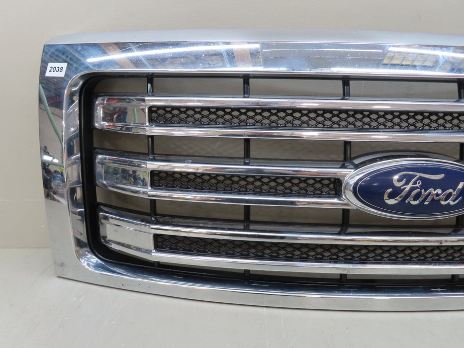 2013-2014 FORD F-150 FRONT BUMPER GRILLE GRILL W/ EMBLEM OEM DL34-8200-FB