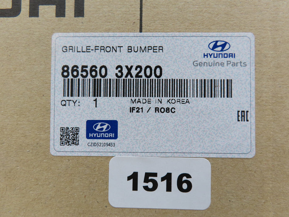 2011-2013 HYUNDAI ELANTRA FRONT LOWER RADIATOR GRILLE GRILL OEM 86560-3X200