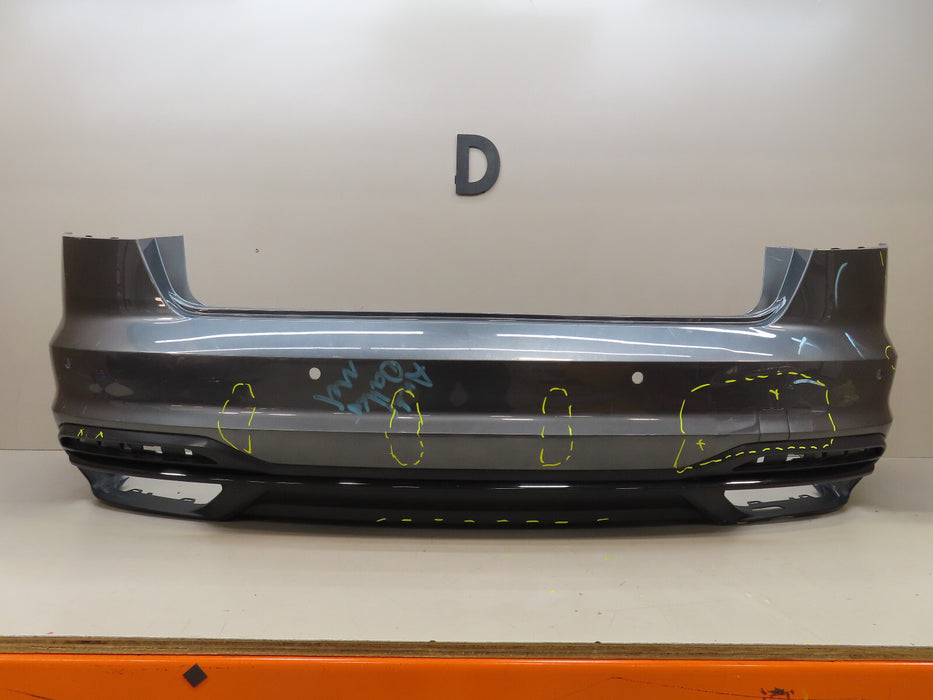 2020 2021 AUDI A4 B9 REAR BUMPER COVER W/VALANCE OEM 8W5807511M