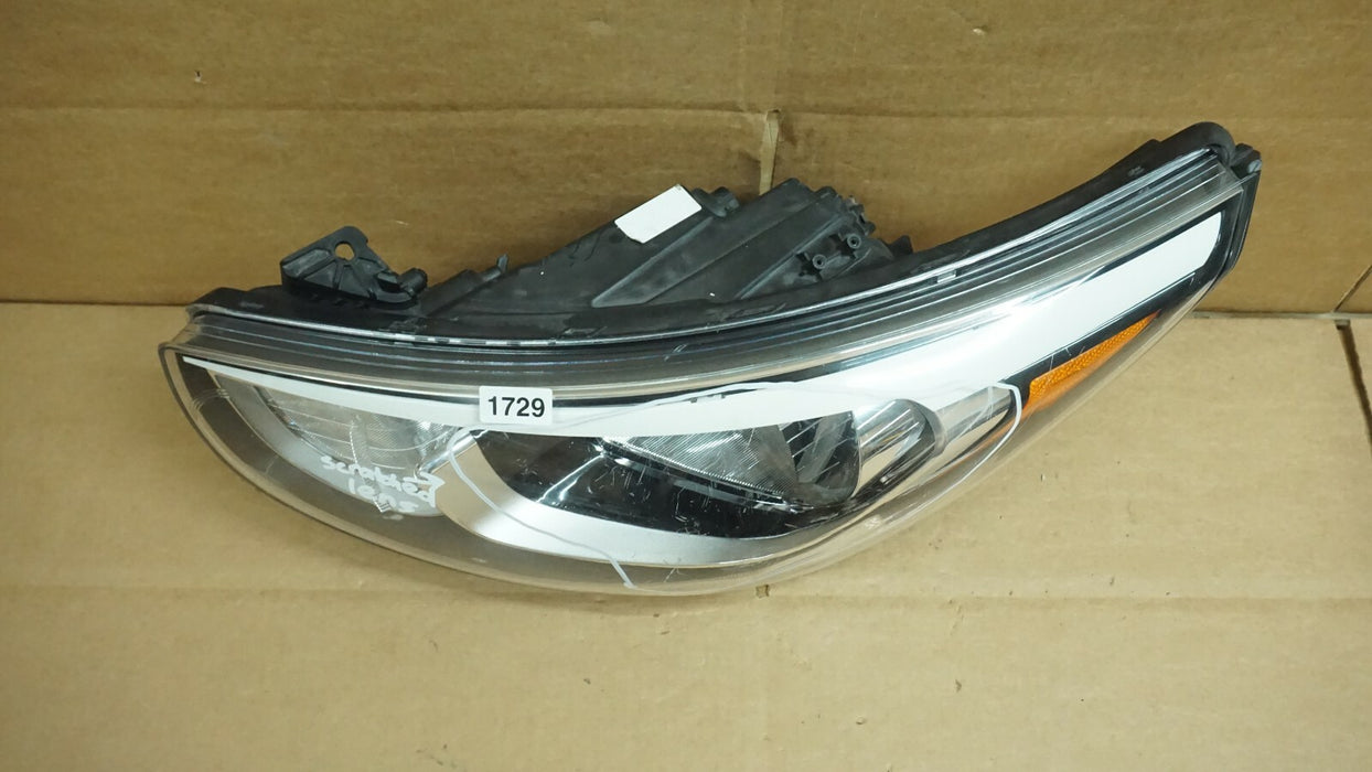 2015-2017 HYUNDAI ACCENT FRONT LEFT DRIVER SIDE HEADLIGHT HEADLAMP OEM 15 16 17
