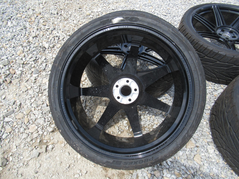 ROLLS ROYCE VOSSEN FORGED 24" SET WHEELS TIRE SIZE 295/30R24 104W FRONT AND BACK
