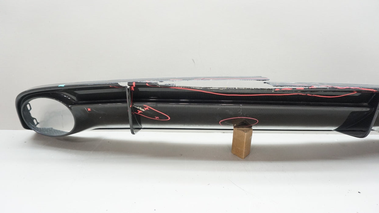 2014-2018 AUDI RS7 REAR LOWER BUMPER DIFFUSER CARBON FIBRE 4G8807521K OEM