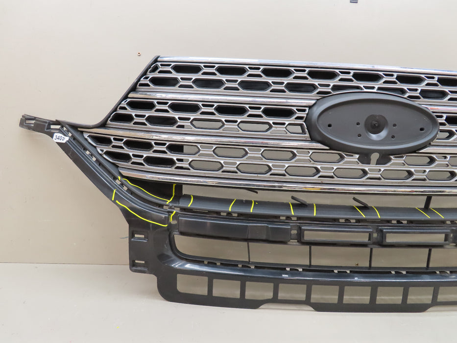 2020 2021 2022 FORD EXPLORER FRONT GRILLE GRILL OEM LB5B-8200-CD5YZ9