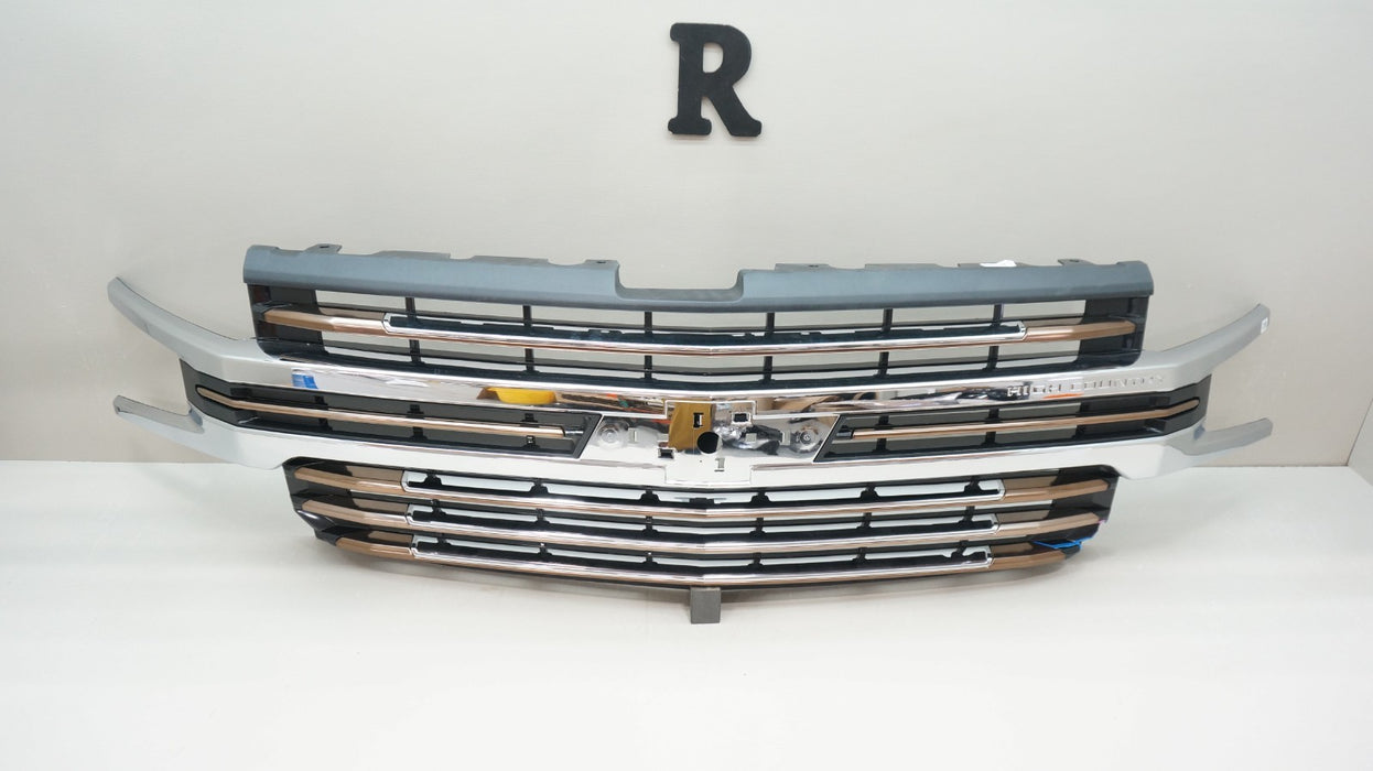 2019-2022 CHEVROLET SILVERADO 1500 HIGH COUNTRY FRONT RADIATOR GRILLE OEM