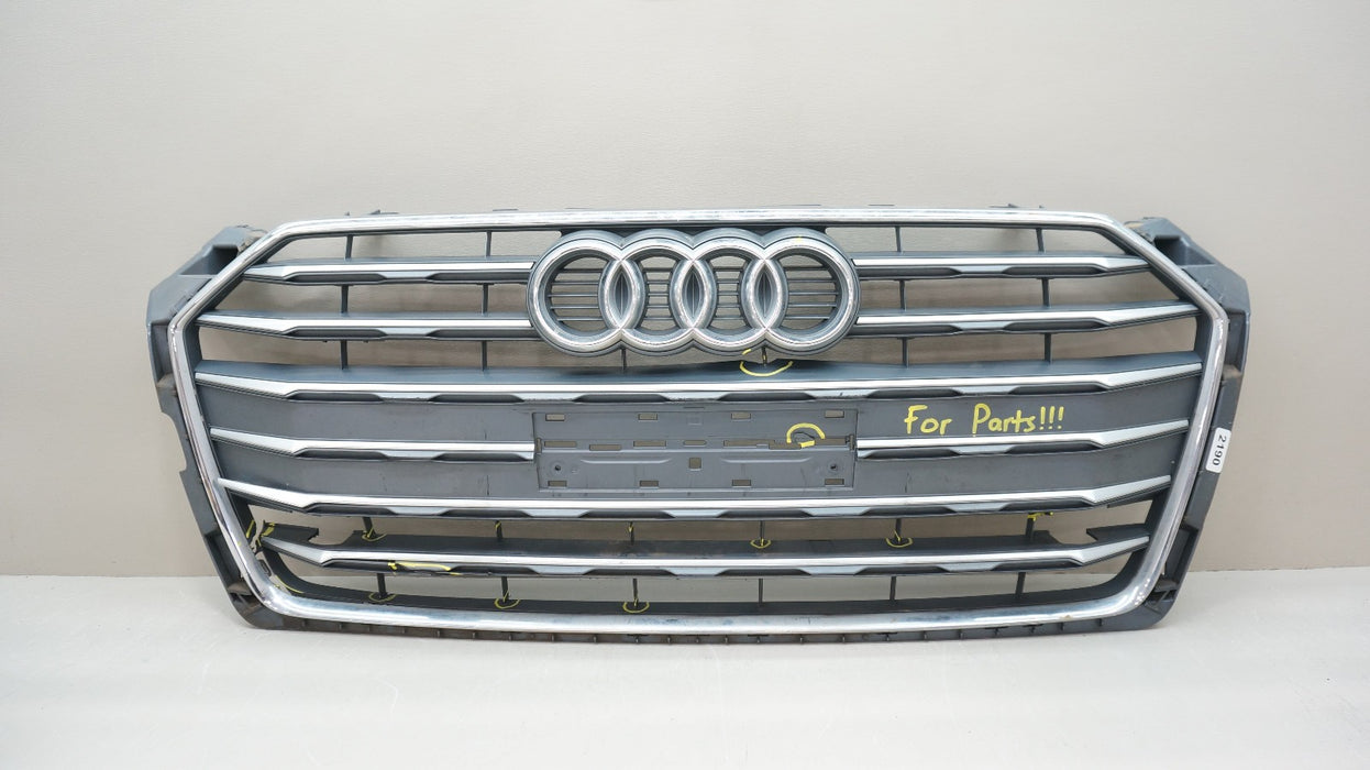 *FOR PARTS* 2018-2019 AUDI A5 FRONT RADIATOR GRILLE GRILL 8W6853651AB OEM