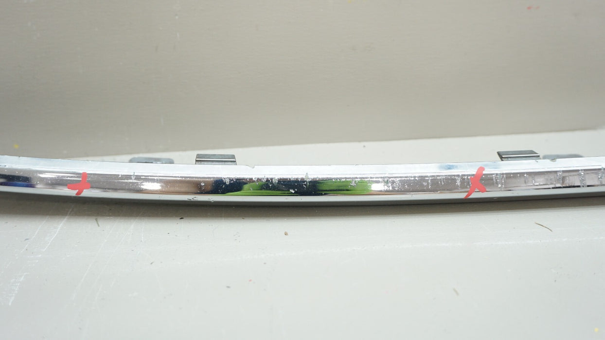 2014-2020 DODGE DURANGO FRONT BUMPER CENTER MOLDING TRIM CHROME 05113729AB OEM