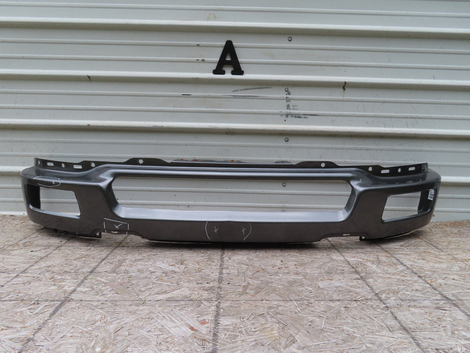 2004-2005 FORD F-150 FRONT METAL BUMPER COVER W/ FOG LIGHT HOLE AFTERMARKET