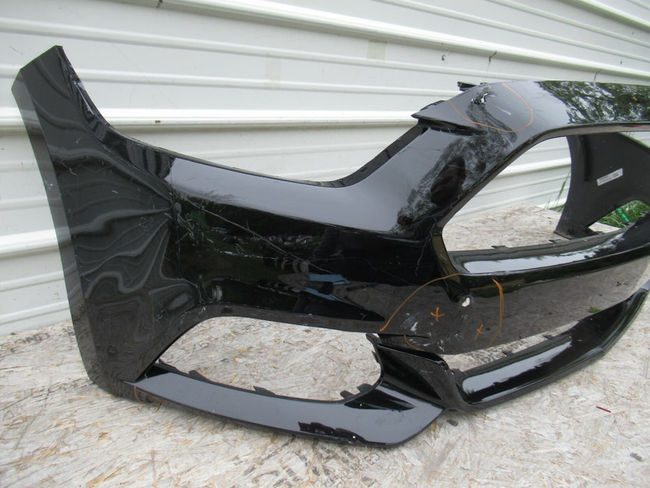 2015-2016 FORD MUSTANG FRONT BUMPER COVER PANEL BLACK PLASTIC 15 16 17 OEM