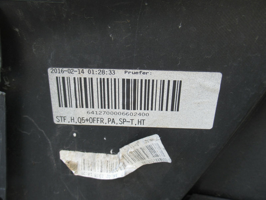 2008-2010 AUDI Q5 REAR BUMPER COVER PANEL PLASTIC BLACK W/O SENSOR 8R0807385 OEM