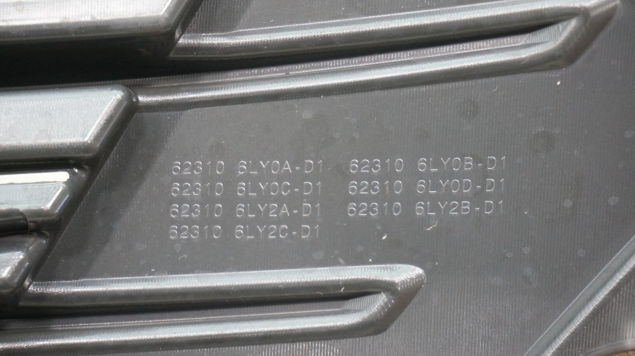 2024-2025 NISSAN SENTRA FRONT BUMPER RADIATOR GRILLE OEM 6220A6LY0A