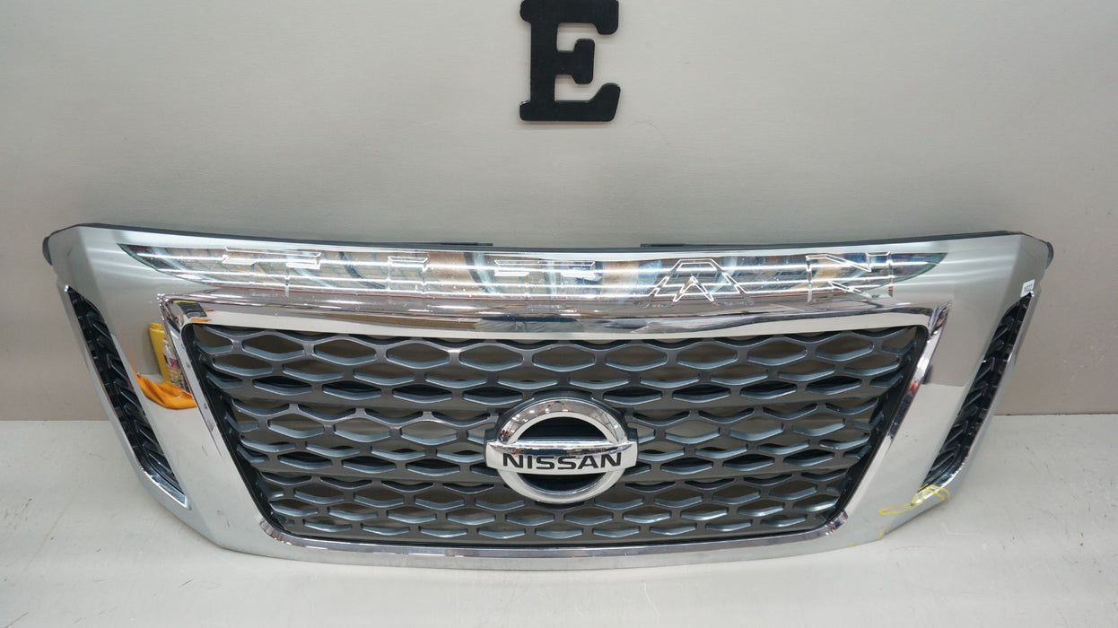 2016-2019 NISSAN TITAN FRONT BUMPER RADIATOR CHROME GRILLE OEM 62324EZ65A