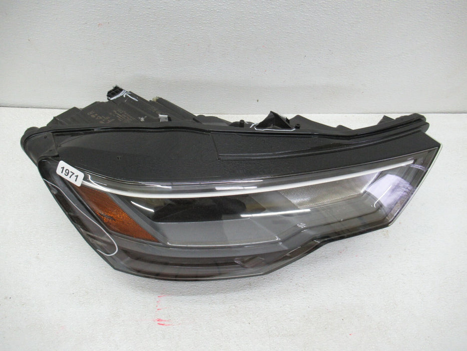 2019 - 2020 AUDI A6 QUATTRO FRONT RIGHT PASSENGER HEADLIGHT HEADLAMP LED OEM