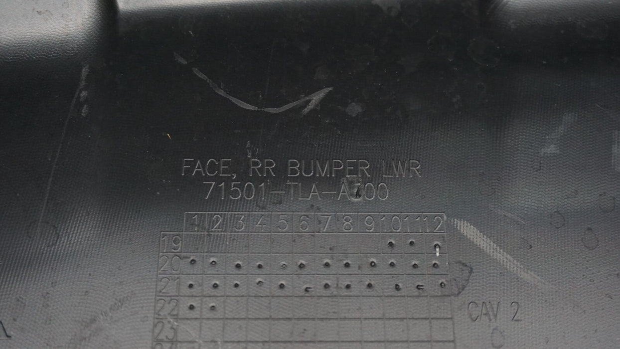 2020-2021 HONDA CR-V SUV REAR BUMPER COVER PANEL PLASTIC OEM 71501-TLA-A500
