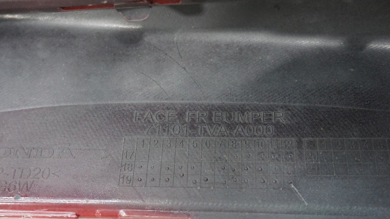 2018-2020 HONDA ACCORD FRONT BUMPER COVER 71101-TVA-A000 OEM 18 19 20