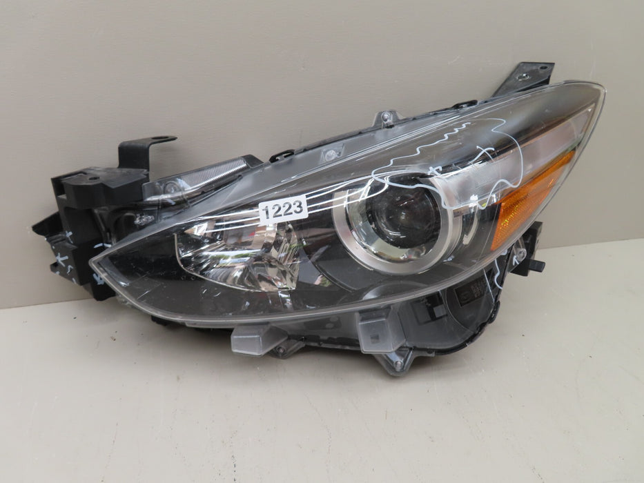 2017-2018 MAZDA 3 FRONT LEFT DRIVER SIDE HEADLIGHT HEAD LAMP HALOGEN OEM