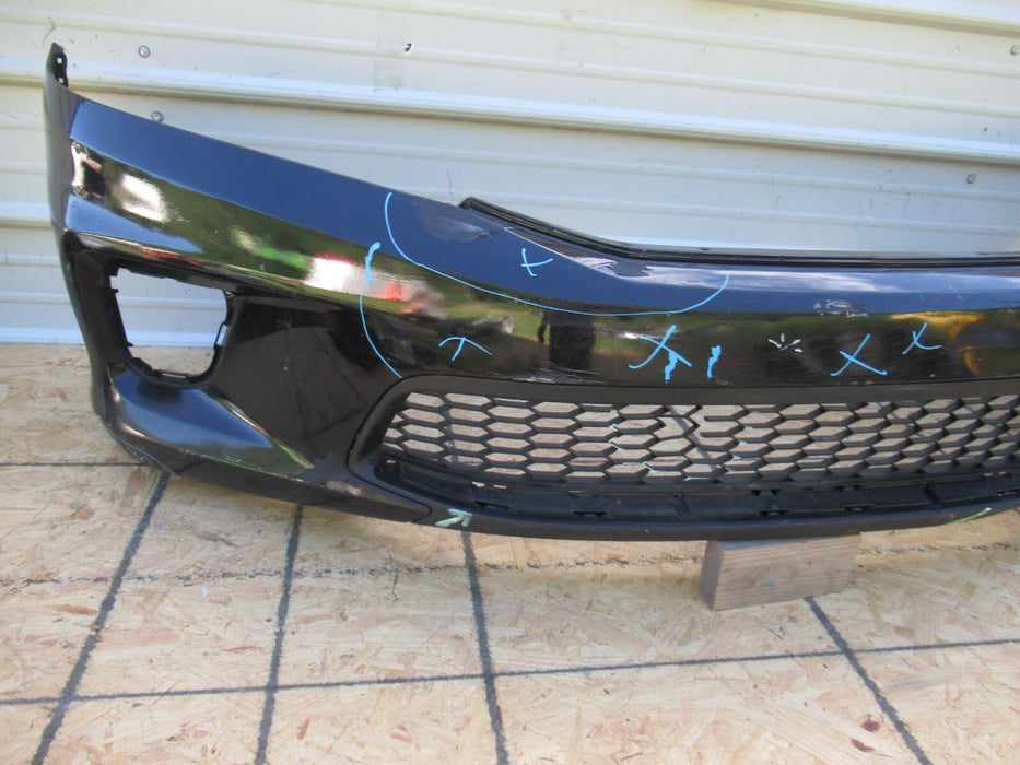 2013-2015 HONDA ACCORD FRONT BUMPER COVER PANEL PLASTIC W/ GRILLE GRILL OEM