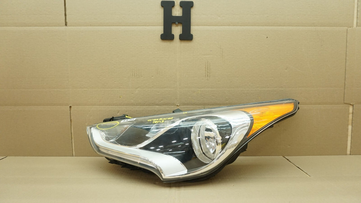 2012-2017 HYUNDAI VELOSTER FRONT LEFT DRIVER SIDE HEADLIGHT HALOGEN OEM