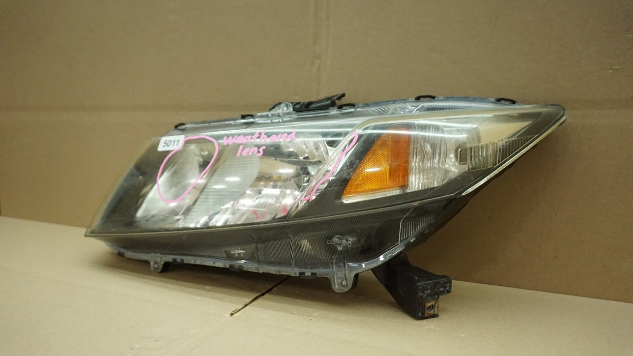 2013-2015 HONDA CIVIC FRONT LEFT DRIVER SIDE HEADLIGHT HALOGEN OEM 13 14 15