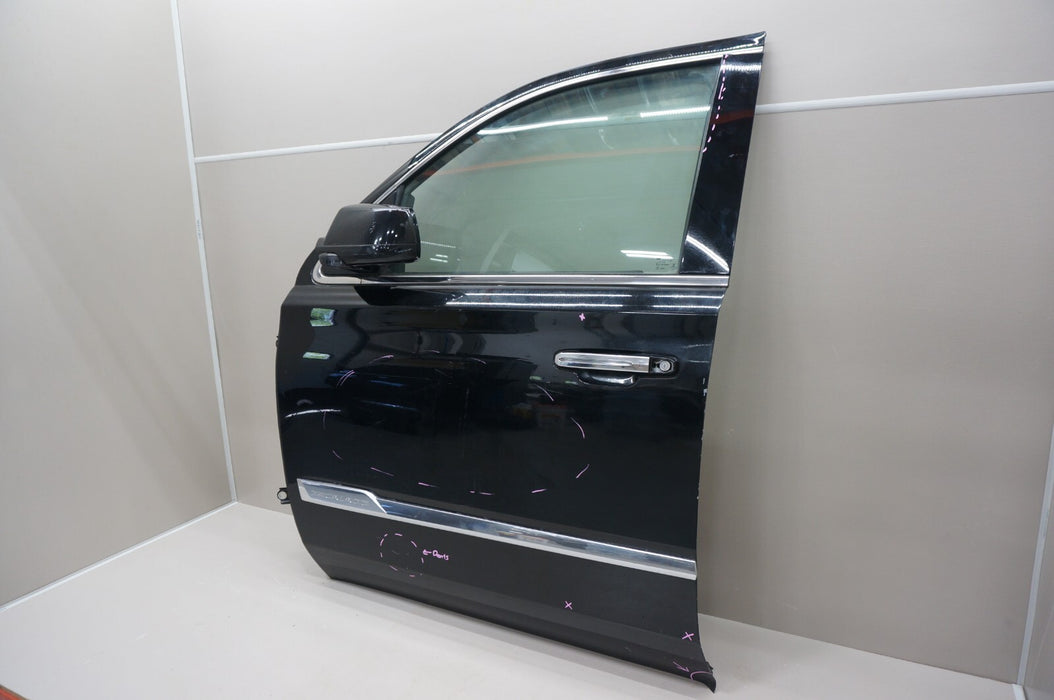 2015-2020 CADILLAC ESCALADE FRONT LEFT DRIVERS SIDE DOOR PANEL W/ INNER TRIM OEM