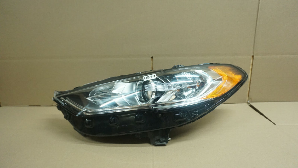 2017-2019 FORD FUSION FRONT LEFT DRIVER SIDE HEADLIGHT HALOGEN LIGHT LAMP OEM