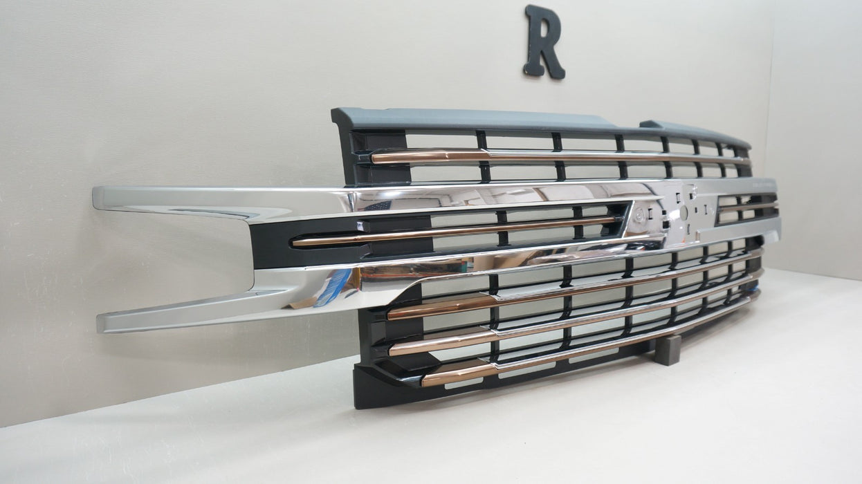 2019-2022 CHEVROLET SILVERADO 1500 HIGH COUNTRY FRONT RADIATOR GRILLE OEM