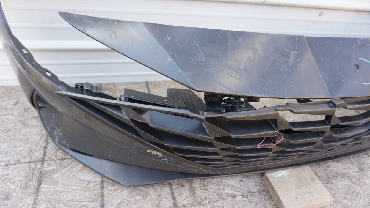 2021-2022 HYUNDAI ELANTRA FRONT BUMPER COVER OEM 21 22