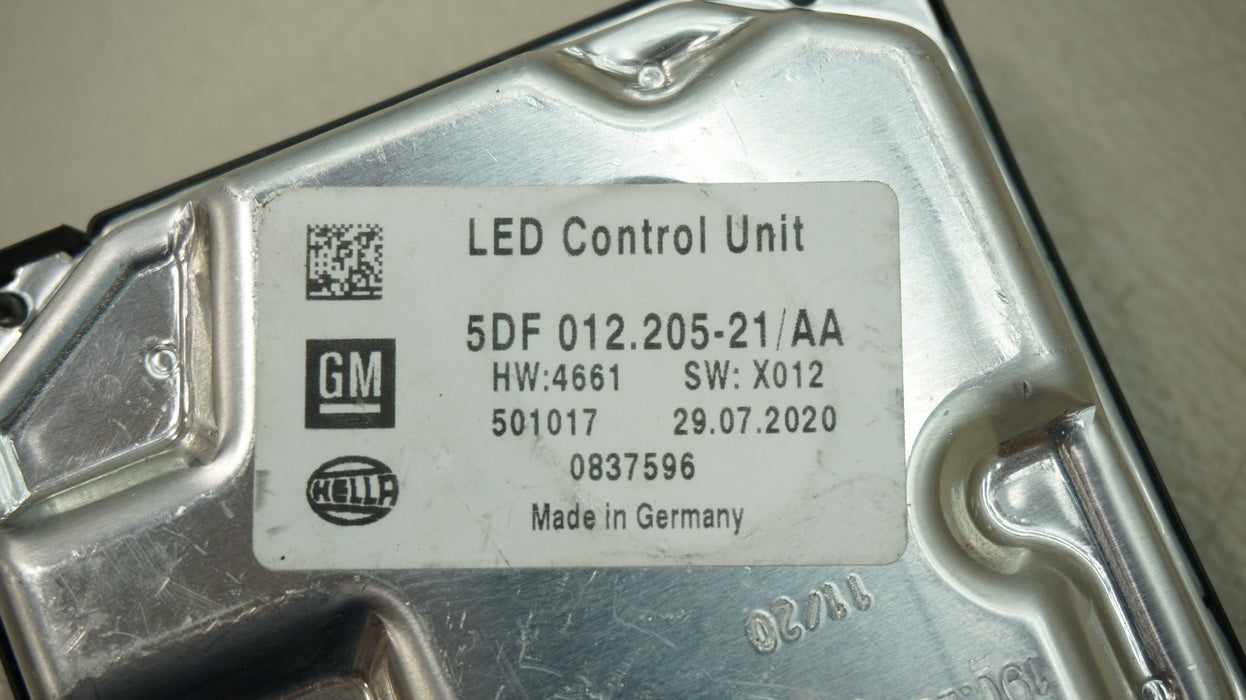2017-2025 CADILLAC XT5 XT-5 HEADLIGHT LED BALLAST CONTROL MODULE 0837596 OEM