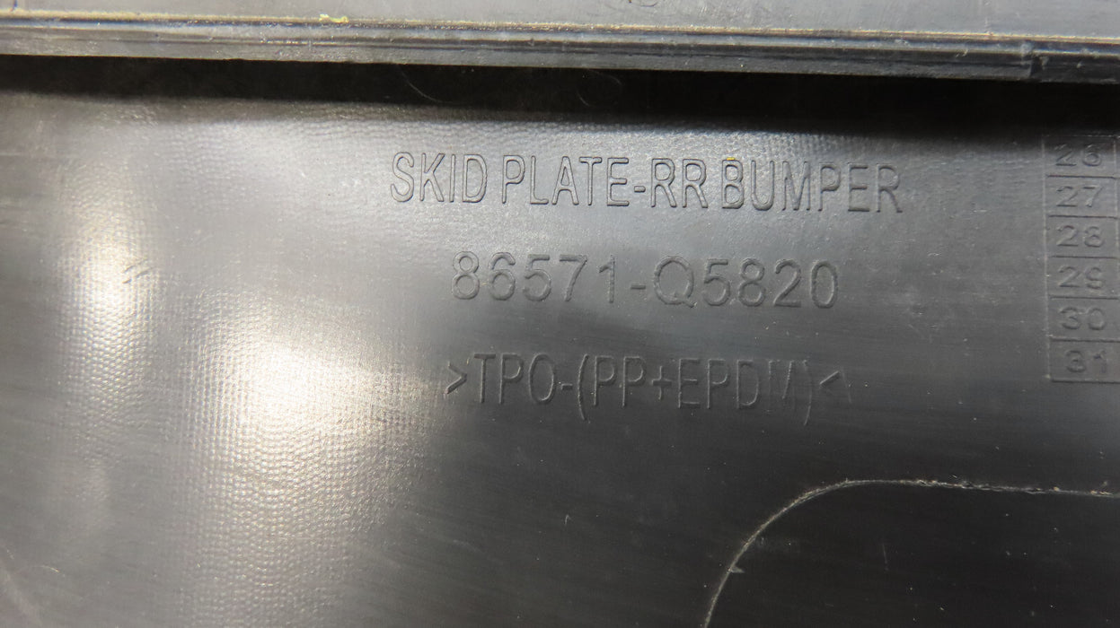 2024 2025 KIA SELTOS REAR BUMPER COVER OEM 86612-Q5010