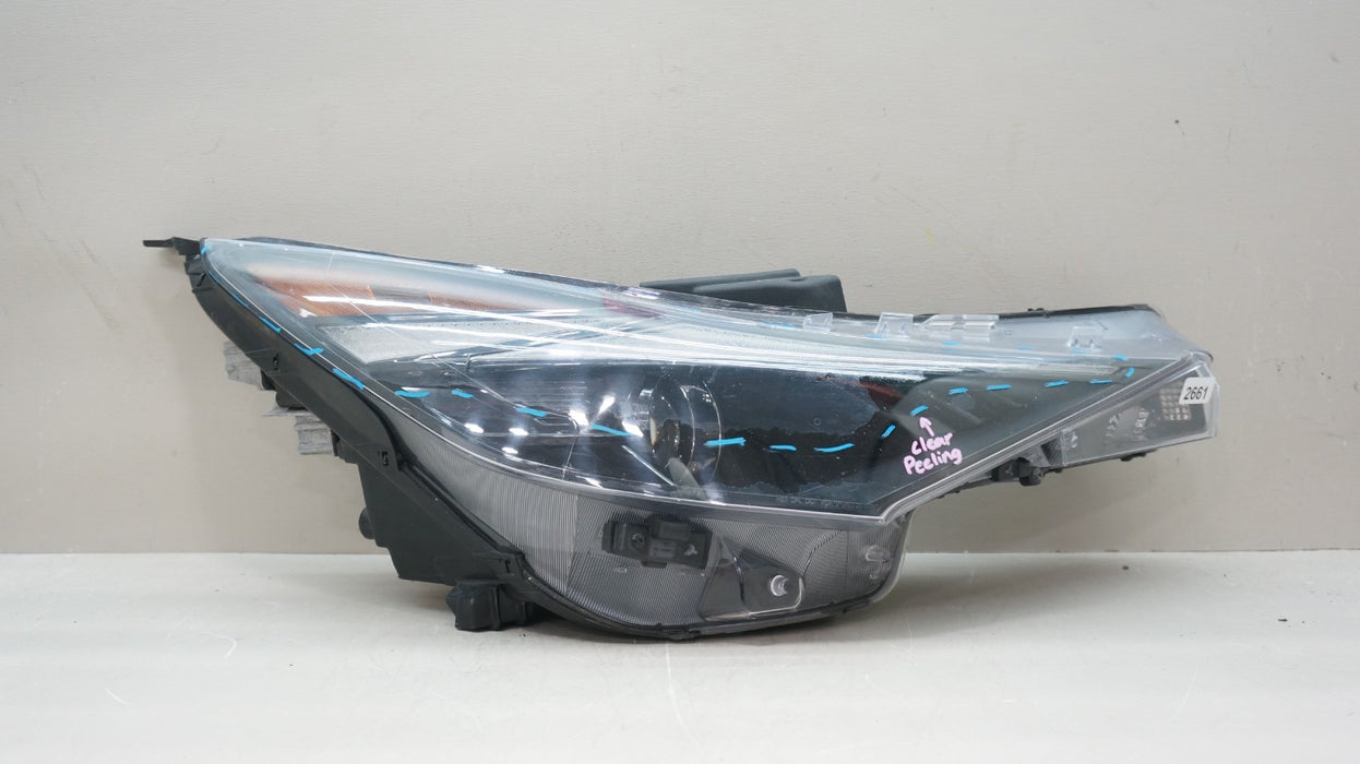 2021-2023 HYUNDAI ELANTRA FRONT RIGHT HALOGEN WITH LED HEADLIGHT AFTERMARKET