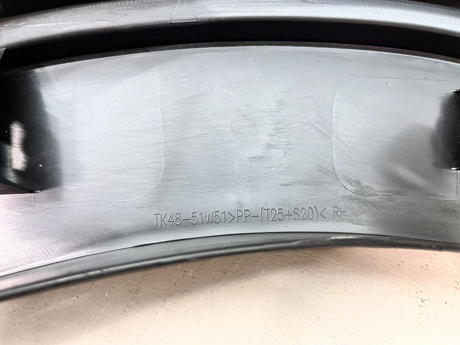 2016-2023 MAZDA CX-9 RH RIGHT FRONT FENDER FLARE MOLDING OEM TK48-51W51