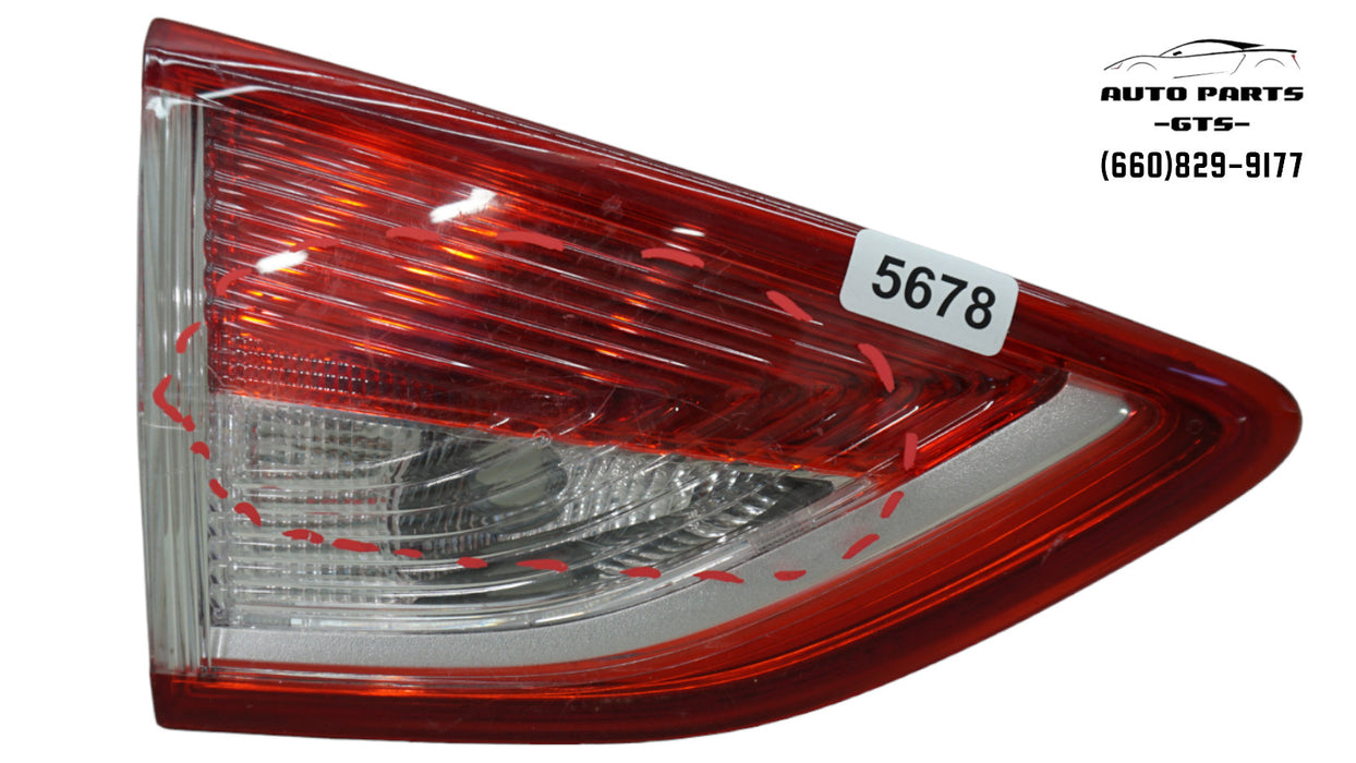 2013-2016 FORD ESCAPE REAR LEFT DRIVER  SIDE INNER TAIL LIGHT OEM 13 14 15 16
