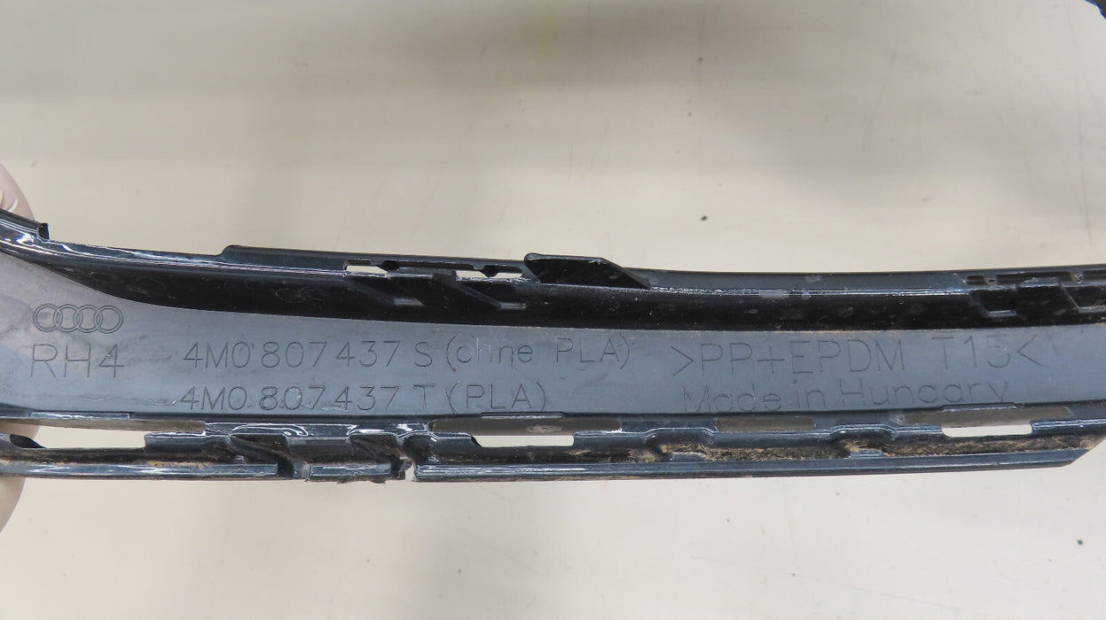 2016-2019 AUDI Q7 FRONT BUMPER COVER OEM 4M0.807.095.S