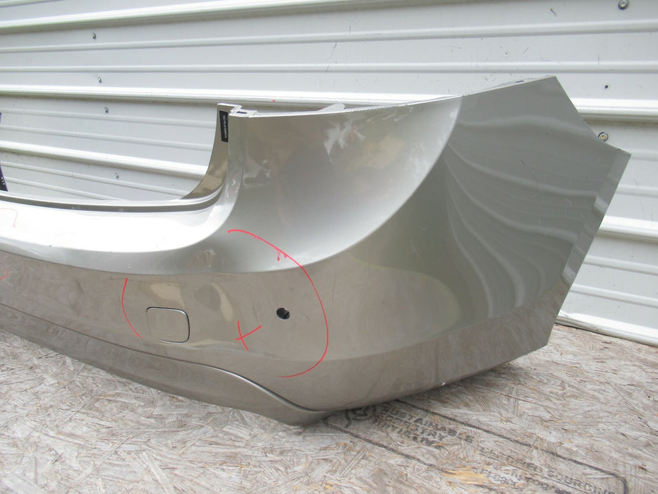 2012 - 2018 VOLVO S60 REAR BUMPER COVER PANEL W/ PARKING SENSORS HOLES OEM