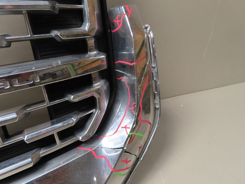 2020 2021 2022 GMC ACADIA DENALI FRONT UPPER GRILLE GRILL 84818781 OEM