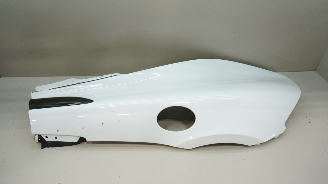 2016-2021 MCLAREN 600LT 570S REAR LEFT DRIVERS SIDE QUARTER PANEL OEM WHITE