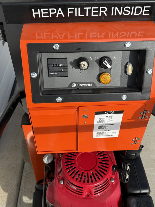 2022 Husqvarna T4000P Dust Soff Cut Extractor Collector Vacuum  GXV390 Honda