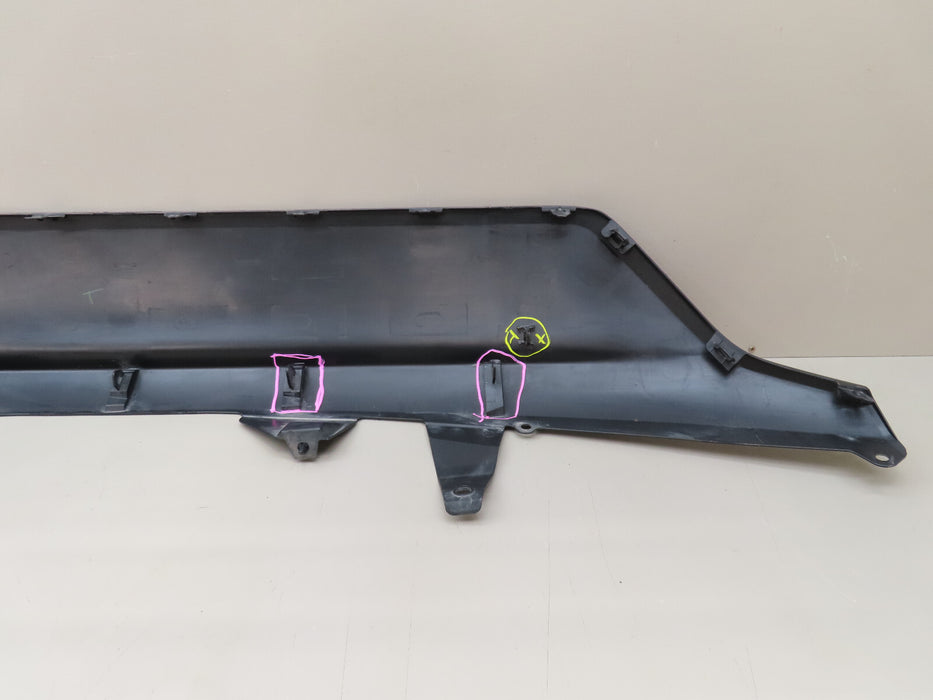2020-2024 TOYOTA HIGHLANDER REAR LOWER VALANCE EXTENSION BUMPER OEM 52151-0E100